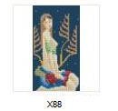 Gạch trang trí Mosaic - tranh hoa văn hồ bơi X88