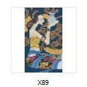 Gạch trang trí Mosaic - tranh hoa văn hồ bơi X89