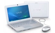 Sony Vaio VPC-W12S1E/W (Intel Atom N280 1.66GHz, 1GB RAM, 250GB HDD, VGA Intel GMA 950, 10.1 inch, Windows 7 Starter) 