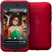 iSkin Apple itouch iPod Touch 2G & 3G DuoSilicon Protector Red cover new 