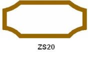 Thanh trang trí kính hộp ZS20