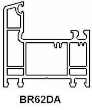 Khung bao cửa sổ mở quay BR62DA