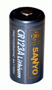 Pin Sanyo CR123A-3 V, Loại ngắn (1 Gói/ 1 Viên)