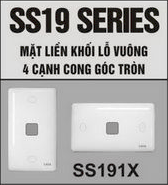 Mặt 1 lỗ LIOA SS191X