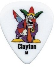 Clayton Acetal Crazed Clown Guitar Pick 06