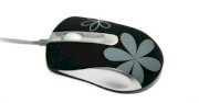 TravelPac Floral Optical Retractable Mouse PAC 396BK