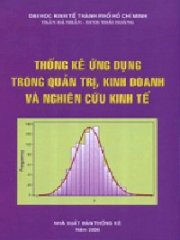 Thống kê ứng dụng trong quản trị kinh doanh và thông kê kinh tế