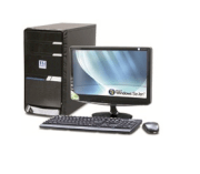 ROBO Angela F30710 (Intel Core 2 Duo E8400 3.0GHz, RAM 2GB, HDD 250GB, VGA onboard, LCD 17 inch, PC DOS)
