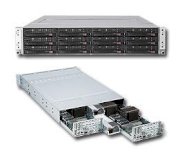 SuperServer 6026TT-HIBQRF (Intel Xeon 5600/5500, DDR3 Up to 48GB, HDD 3x Hotswap SATA Drive Bays)