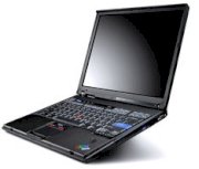 IBM ThinkPad T41 (Intel Pentium M 730 1.60GHz, 512MB RAM, 40GB SSD, VGA ATI Radeon 7500, 14.1 inch, Windows XP Professional)