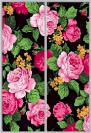 Tranh nghệ thuật cao cấp UV-Color-Painting-Sliding-Door-Flower-Series-UVDM-A121