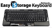 A4tech Easy Storage Multimedia Keyboard KB(S)-960