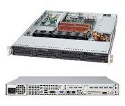 Supermicro SuperServer 1025C-M3B (Intel Xeon 64-bit Quad Core or Dual Core, DDR2 Up to 48GB, 8 x 2.5" Hotswap)