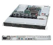 SuperServer 1026T-UF (Intel Xeon 5500 series, DDR3 Up to 96GB, HDD 8 x 2.5")