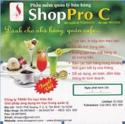 Phần mềm Kinh doanh tiệm Café, giải khát - ShopPro C 