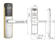 Khóa thẻ từ Hune 918RLP-2-D