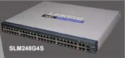 48-port 10/100 + 4-port Gigabit Smart Switch with Resilient Clustering Technology SLM248G4S