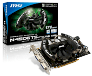 MSI N450GTS Cyclone 1GD5/OC ( NVIDIA GeForce GTS 450 , 1024MB, 128-bit , GDDR5 , PCI Express x16 2.0)