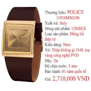 Đồng hồ Police 11916MSG/06