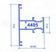 Nhôm định hình Thủy Chi TL 4405