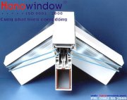 Vật liệu cấu thành cửa nhựa uPVC Hanowindow