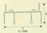 Nhôm định hình Thủy Chi TL 7205