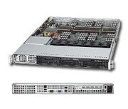 Supermicro SuperServer 8016B-TF (Black) ( Quad Intel Xeon 7500, RAM Up to 512GB, HDD 3 Total Hotswap, 1400W )