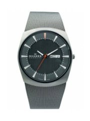 Skagen Men's 696XLTTM Titanium Grey Dial Watch