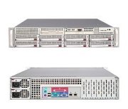 Supermicro SuperServer 2U 6025B-3RB (Black) (Dual Intel 64-bit Xeon Support up to 3.60GHz, DDR2 Up to 32GB, HDD 8 X 3.5", 700W)