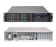 Supermicro SuperServer 2U 5025B-4B (Black)(Intel Xeon 3200/3000, DDR2 Up to 8GB, HDD 6 x 3.5", 400W)