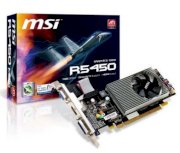 MSI R5450-MD1G ( Intel ATI Radeon HD 5450, 1024Mb, 64 bits  , GDDR3, PCI Express x16 2.1 )
