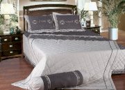 Bộ chăn ga gối phủ 1m6 x 2m cotton đặc biệt Edena 507