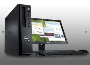 Máy tính Desktop Dell Vostro 230 Slim Tower (Intel Core 2 Quad Processor Q9650 3.0GHz, RAM Up to 4GB, HDD Up to 1TB, VGA GMA X4500, OS WIN7, Không kèm màn hình)