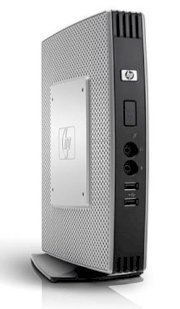 Máy tính Desktop HP t5740e Thin Client (XL425AA) (Intel Atom Processor N280 1.66 GHz, RAM 2GB, VGA Intel GL40 graphics, Windows Embedded Standard 7, Không kèm màn hình)