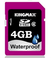 Kingmax SDHC Waterproof 4GB (Class 6) 