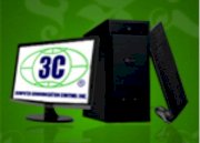 Máy tính Desktop 3C C-Nano V-1500 (Intel Celeron E1500 2.2GHz, RAM 1GB, HDD 250GB, VGA Intel GMA X3100, Monitor LCD WXGA 19inch, PC DOS)