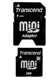 Transcend MiniSD 2GB 80x  