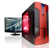 Máy tính Desktop CyberPower H67 Configurator Red Color (Intel Core i5-2400 3.10, RAM 4GB, HDD 750GB, VGA ATI Radeon HD 5670, PC DOS, Không kèm màn hình)