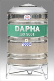 Bồn nước Inox Dapha(α) đứng 1500L