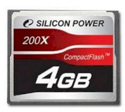 Silicon Power 200X Professional Compact Flash Card 4GB ( SP004GBCFC200V10 )