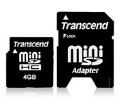 Transcend 4GB mini SDHC Card