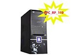 Máy tính Desktop Real Power RP4.02 (551G25AS31) (Intel Pentium E5500 2.80 GHz, RAM 1GB, HDD 160GB, VGA Intel GMA 3100, PC DOS, Không kèm màn hình)