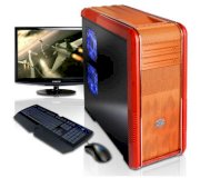 Máy tính Desktop Cyberpowerpc Mega Special III Orange/Dark Orange Color (Intel Core i5-2500K 3.30 GHz, RAM 4GB, HDD 1TB, VGA ATI Radeon HD 5770, PC DOS, Không kèm màn hình)