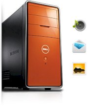 Máy tính Desktop Dell Inspiron 545 (Intel Core 2 Duo E7500 2.93GHz, 1GB RAM, 320GB HDD, VGA Intel GMA 3100, PC DOS, không kèm màn hình)