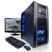 Máy tính Desktop Cyberpowerpc Gamer Ultra 3D 1500 Black Color (AMD Phenom II X6 1075T 3.0GHz, RAM 8GB, HDD 1TB, VGA NVIDIA GTX460, ViewSonic 22inch 3D LCD, PC DOS)