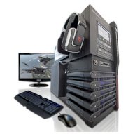 Máy tính Desktop Cyberpowerpc Gamer Ultra FTW 1055T (AMD Phenom II X6 1055T 2.80GHz, RAM 8GB, HDD 1TB, VGA ATI HD 5770, Windows 7, Không kèm màn hình)
