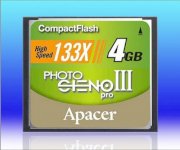 Apacer 4GB Compact Flash 133x (CF) 