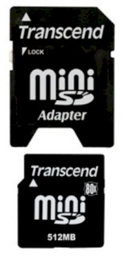 Transcend MiniSD 512MB 80x