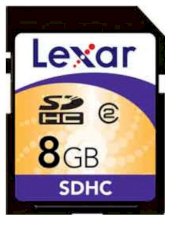 LEXARMEDIA SDHC 8GB (class 2)