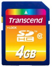 Transcend SDHC 4GB (Class 10) 